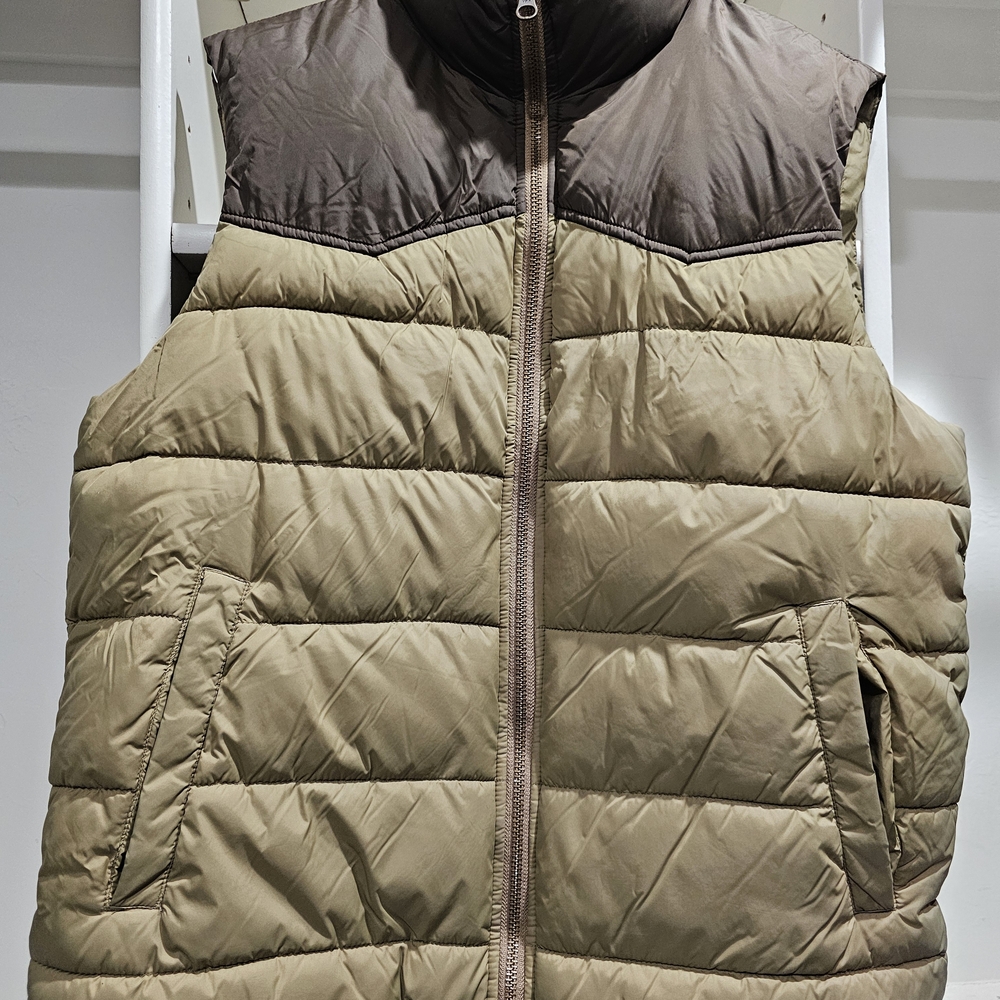 GAP Brown and Tan Puffer Vest